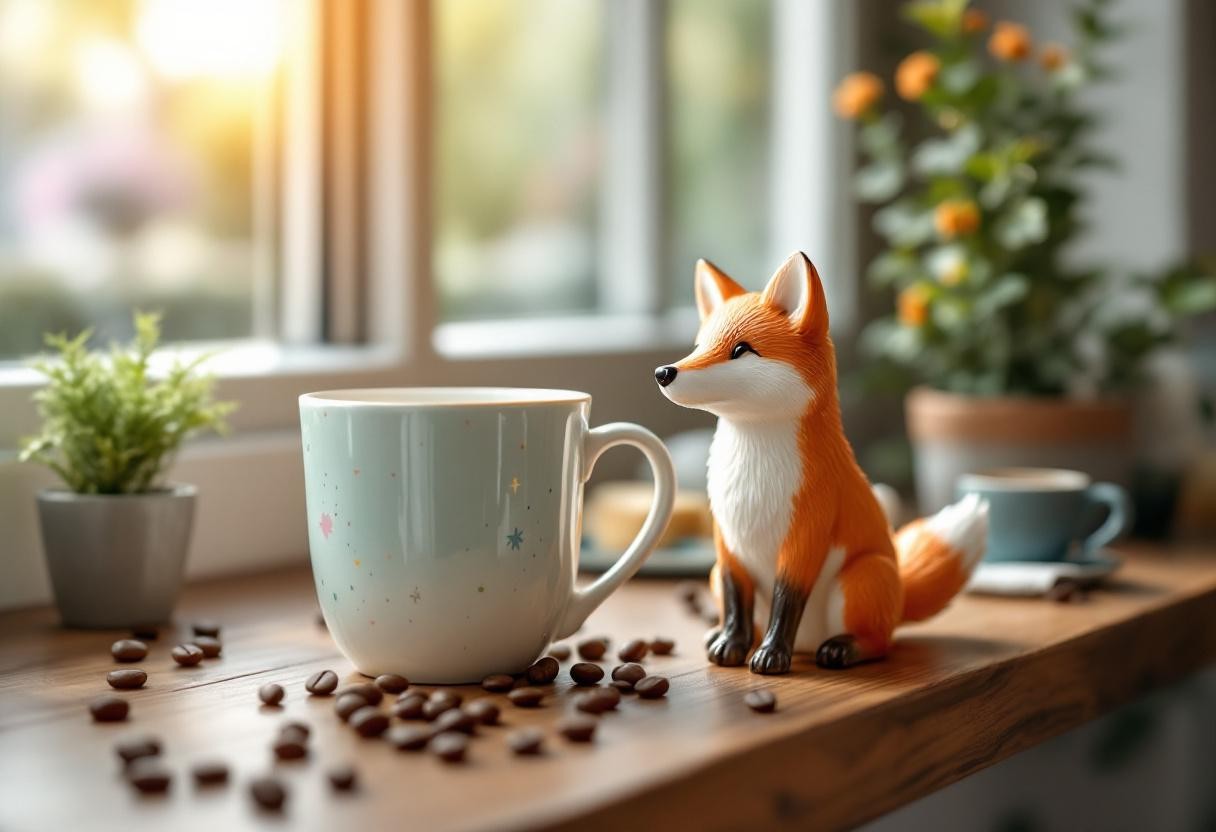 Du mug licorne au renard curieux : comment créer un petit coin café plein de vie ?