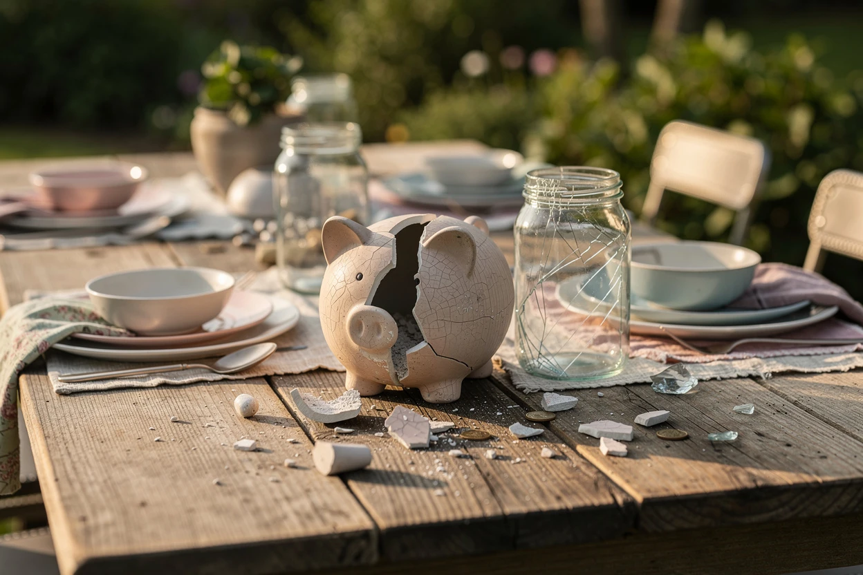 Organiser une cérémonie de cassage pour célébrer vos économies